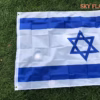Israel National Flag 4x5ft Hanging Polyester ISR IL Israeli National Flags Banner home Decoration