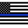 Blue Lives Matter Police USA American Thin Line Flag Car Decal Sticker 3" x 1.8"