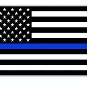 Blue Lives Matter Police USA American Thin Line Flag Car Decal Sticker 3" x 1.8"